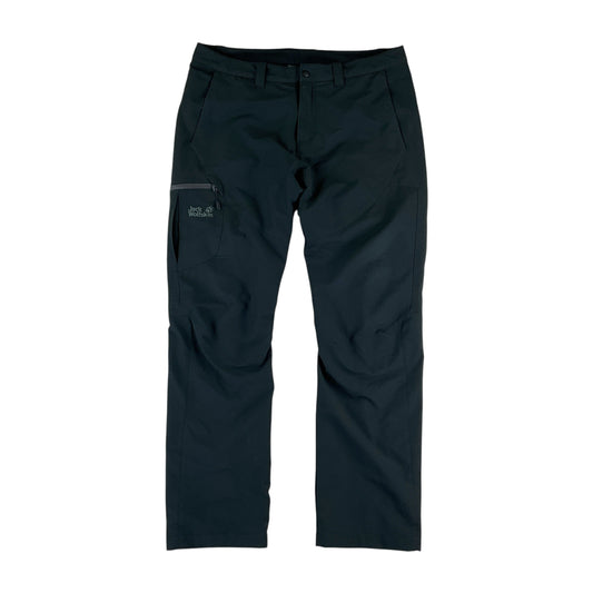 Jack Wolfskin Outdoor Wanderhose Schwarz - Herren/XL Vorderansicht