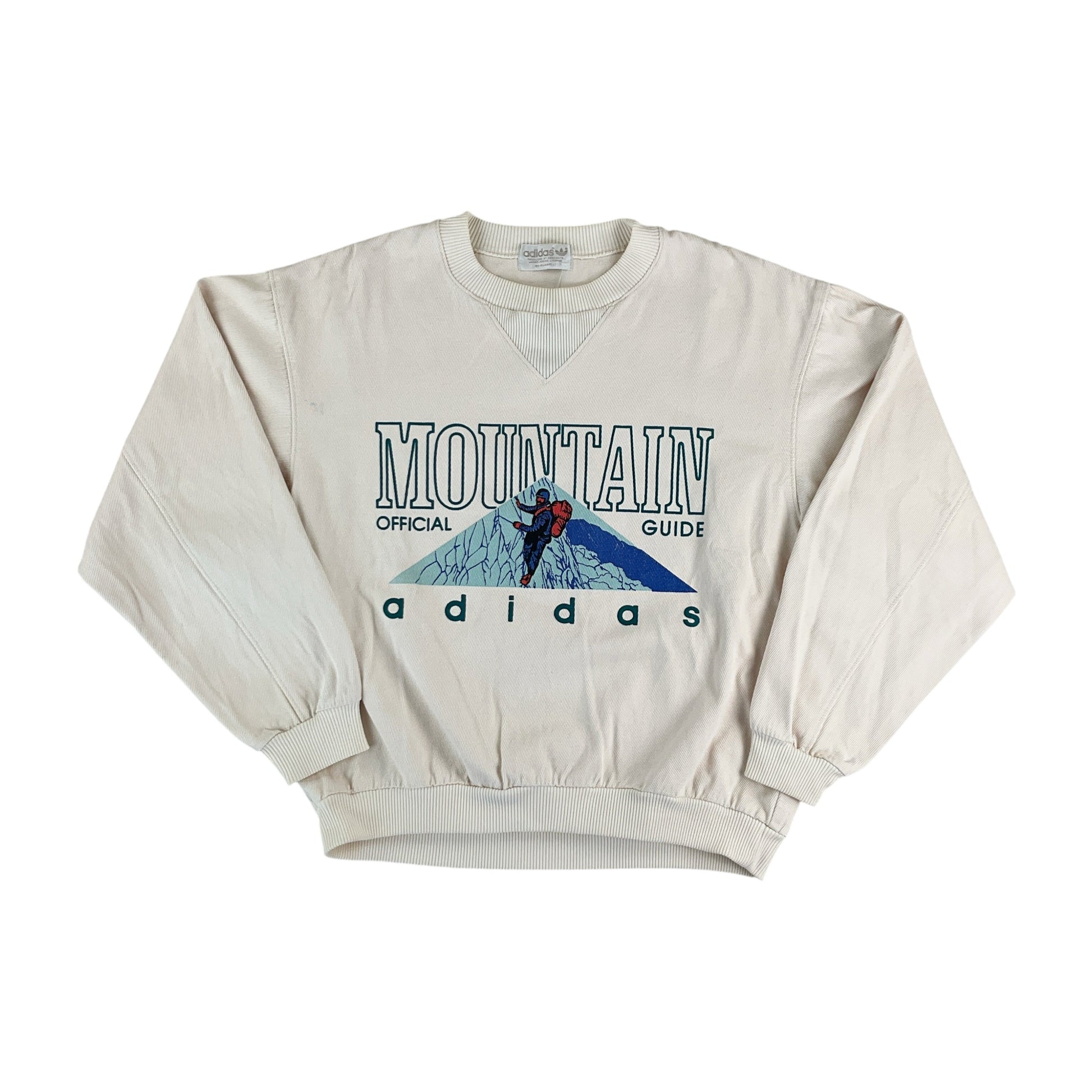 Adidas 80s Mountain Official Guide Sweatshirt Beige - Herren/M Vorderansicht