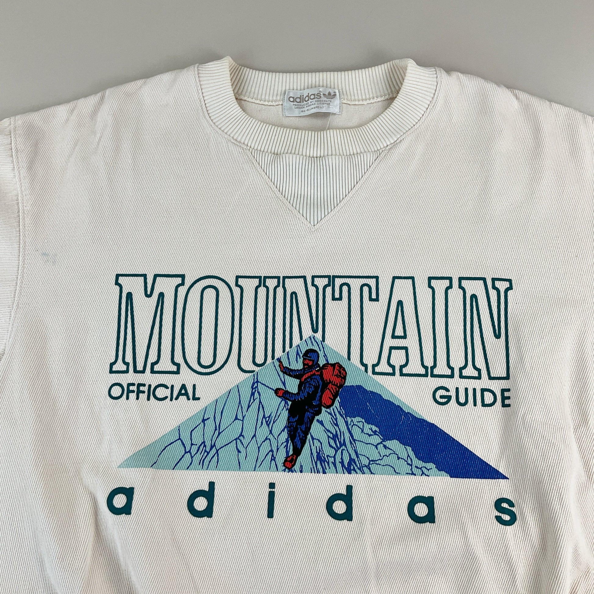 Adidas 80s Mountain Official Guide Sweatshirt Beige - Herren/M Detailansicht 2