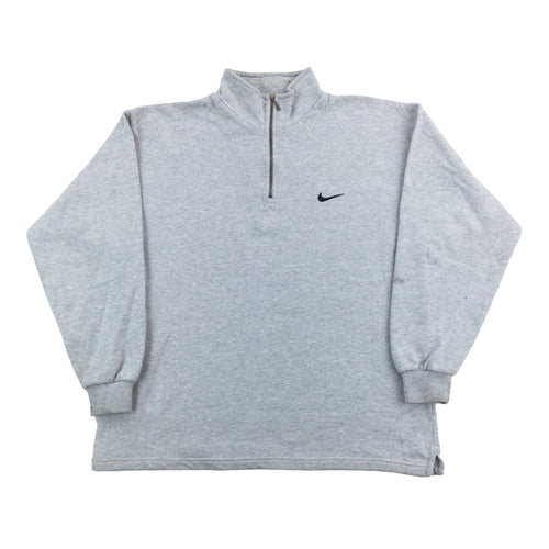 Nike 90s 1/4 Zip Sweatshirt - Large-NIKE-olesstore-vintage-secondhand-shop-austria-österreich