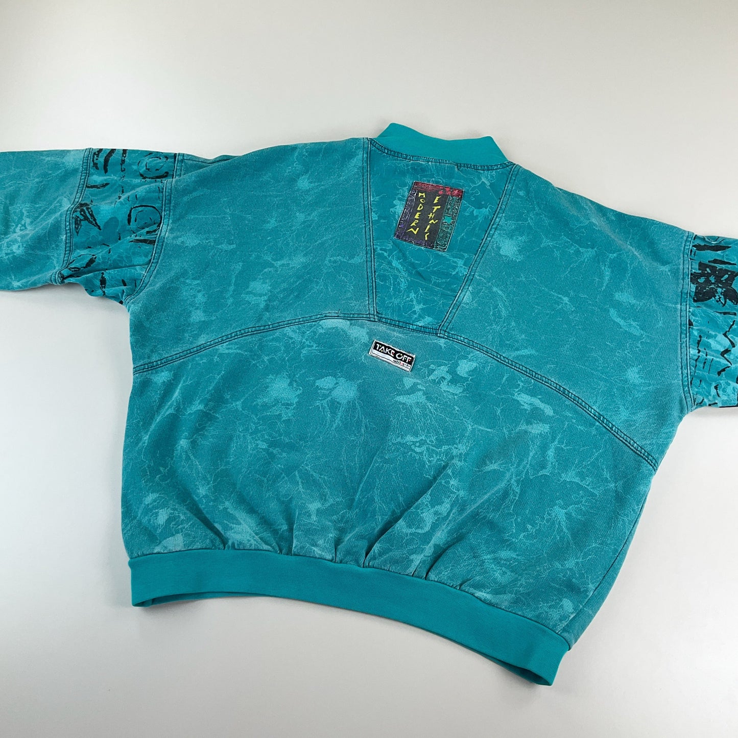 Adidas 80s Takeoff Modern Ethnic 1/4 Sweatshirt - Large Detailansicht 4