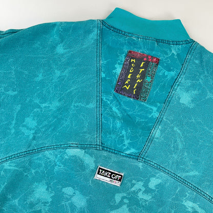 Adidas 80s Takeoff Modern Ethnic 1/4 Sweatshirt - Large Markenlabel