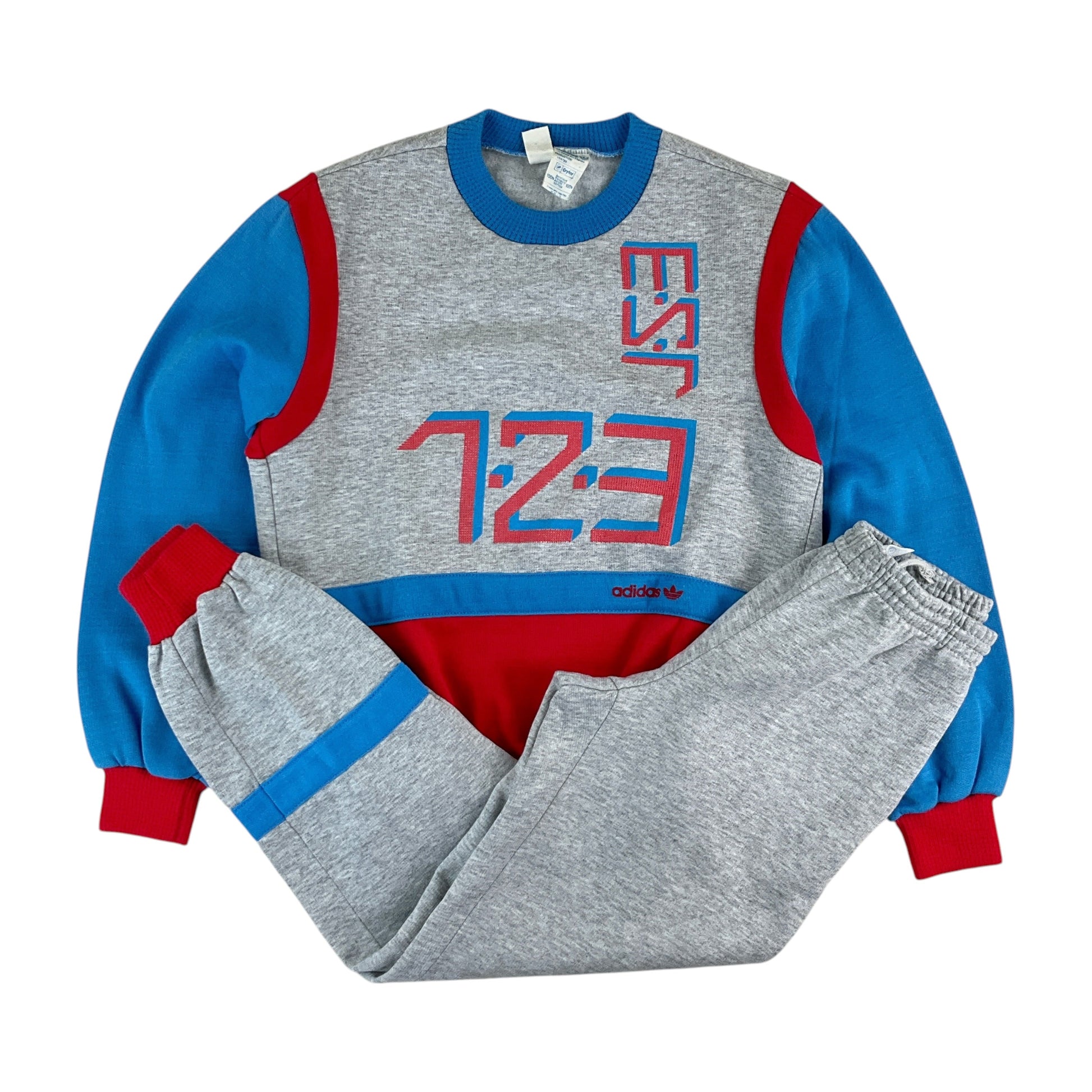 Adidas 70s '1-2-3' Sweatsuit Trainingsanzug - Damen/S Rückansicht