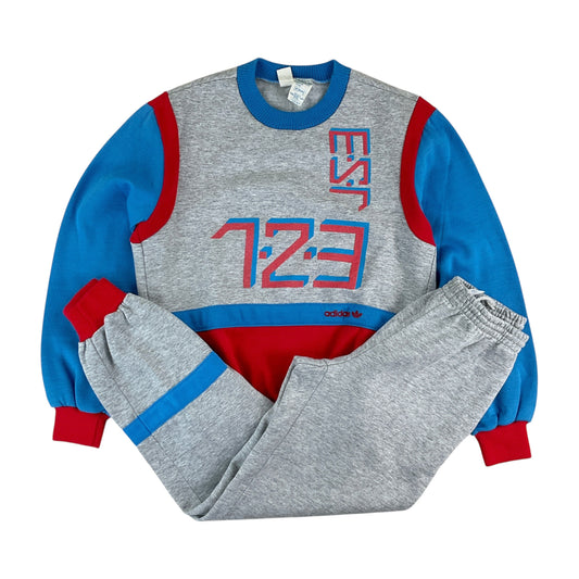 Adidas 70s '1-2-3' Sweatsuit Trainingsanzug - Damen/S Rückansicht