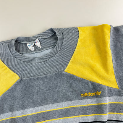 Adidas 70s Vintage Sweatshirt Grau - Damen/S Detailansicht 2