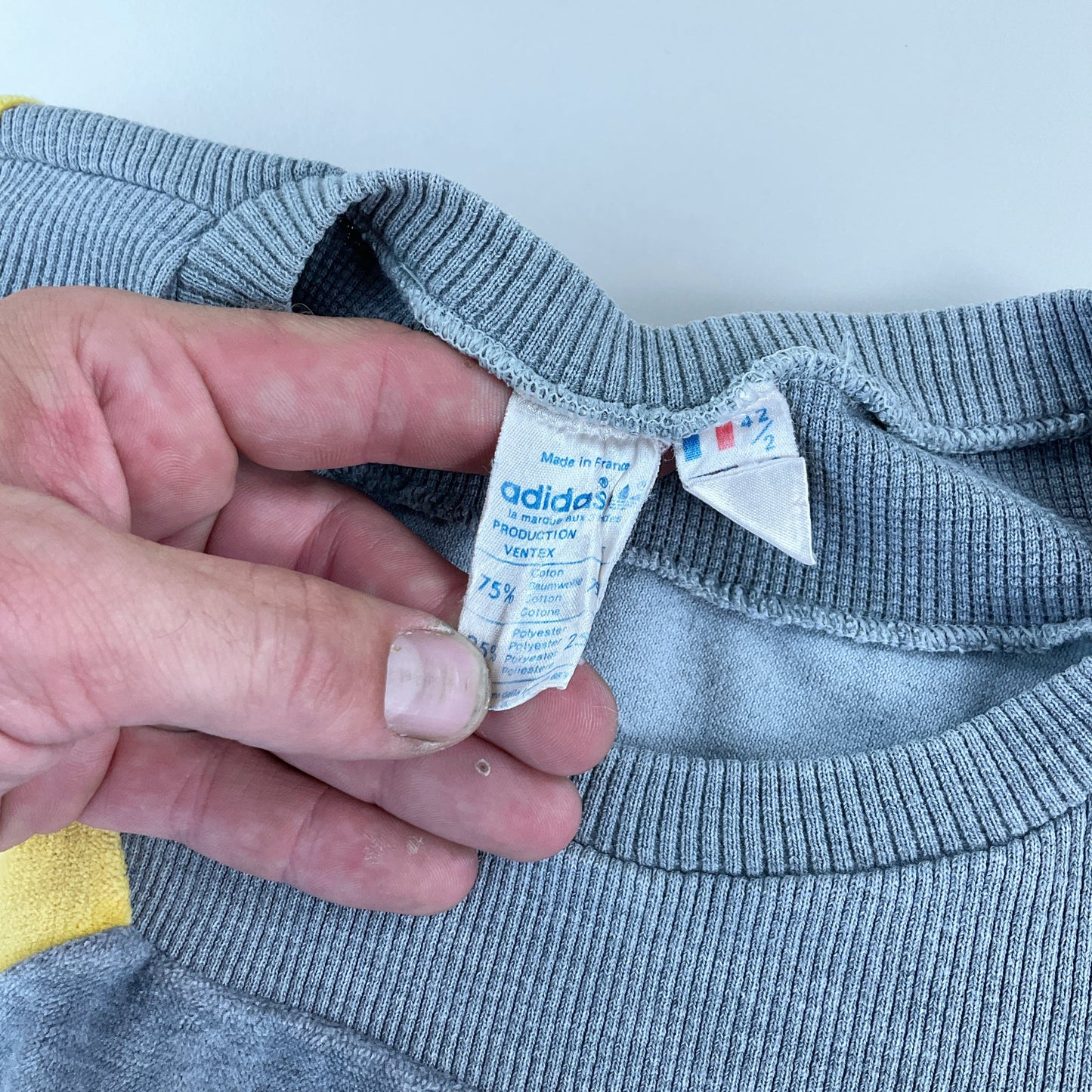 Adidas 70s Vintage Sweatshirt Grau - Damen/S Detailansicht 3