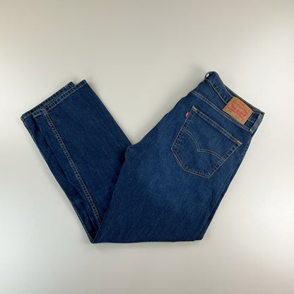 Levi's 505 Lot Jeans Dunkelblau - W36 L32 Vorderansicht