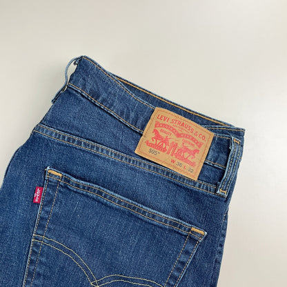 Levi's 505 Lot Jeans Dunkelblau - W36 L32 Detailansicht 1