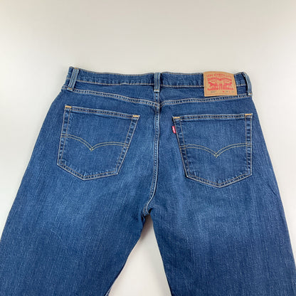Levi's 505 Lot Jeans Dunkelblau - W36 L32 Markenlabel