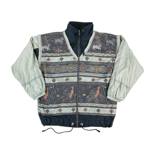 Magic Venture 90s Abstract Jacke - Herren/XL Vorderansicht