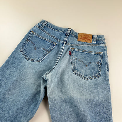 Levi's 550 Relaxed Fit 90s Jeans Hellblau - W33 L32 Detailansicht 4