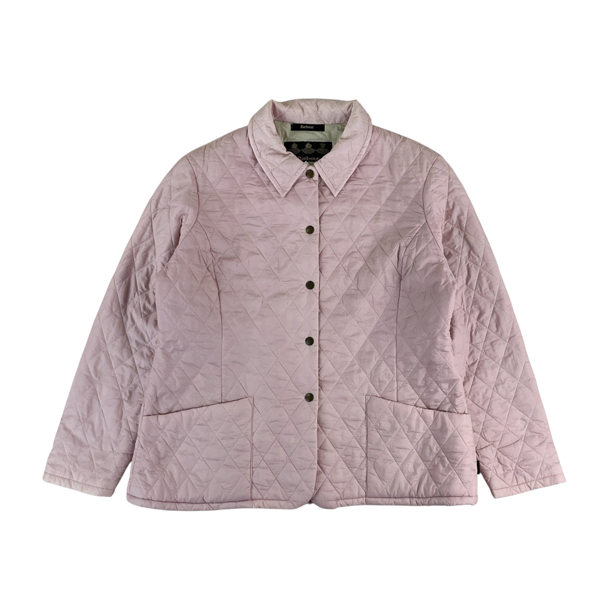 Barbour Steppjacke Hellrosa - Damen/L Vorderansicht