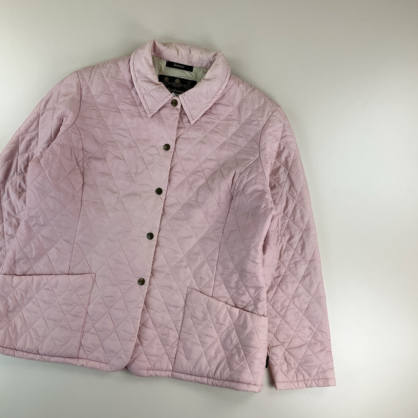 Barbour Steppjacke Hellrosa - Damen/L Rückansicht
