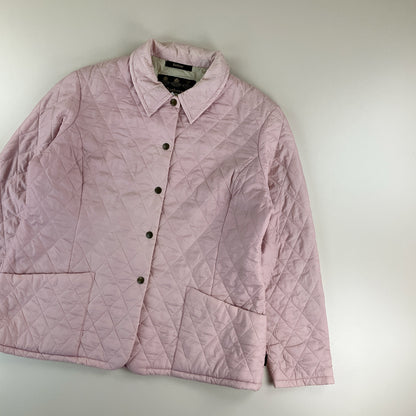 Barbour Steppjacke Hellrosa - Damen/L Rückansicht