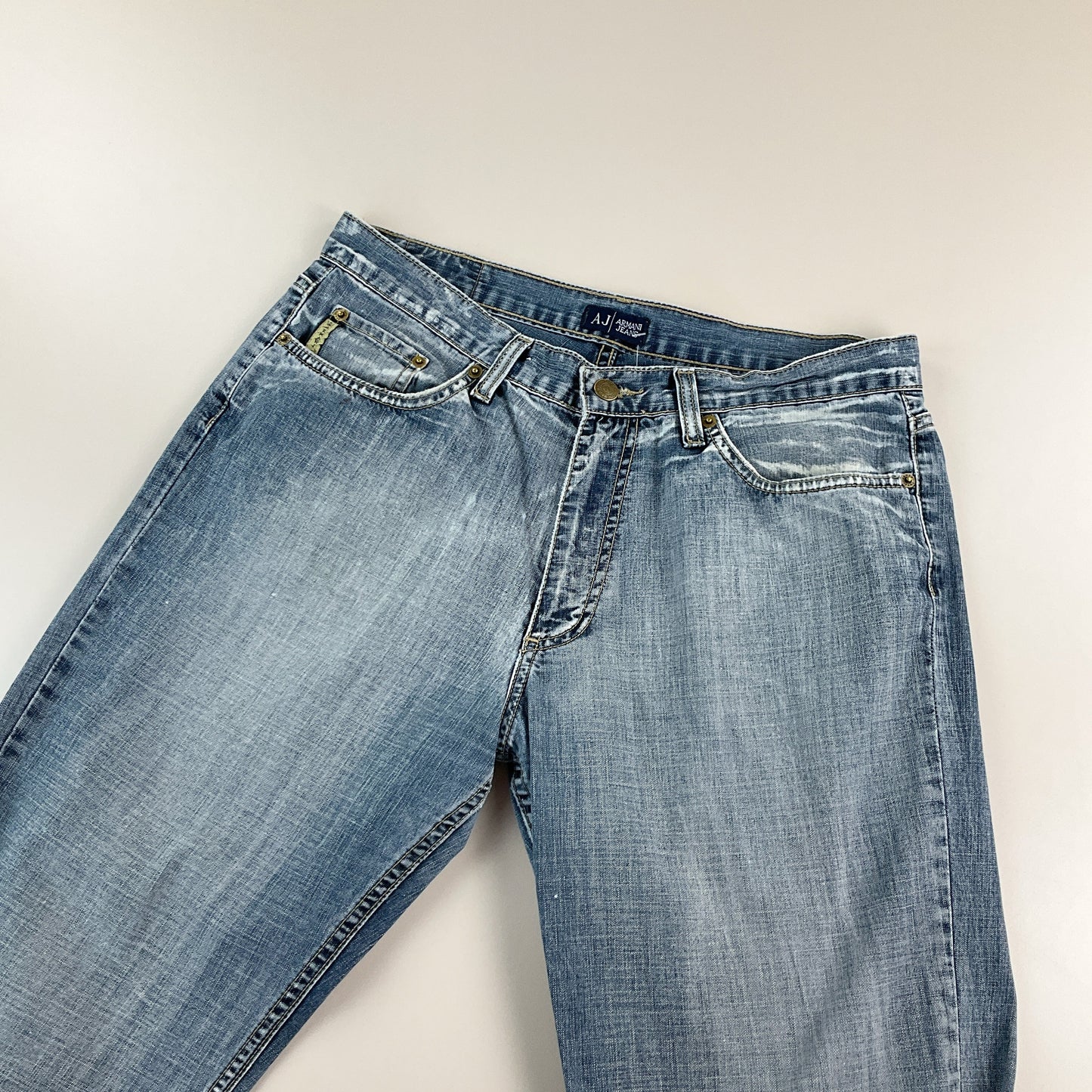 Armani Jeans 2000s Denim Jeans - W33 L32 Detailansicht 1