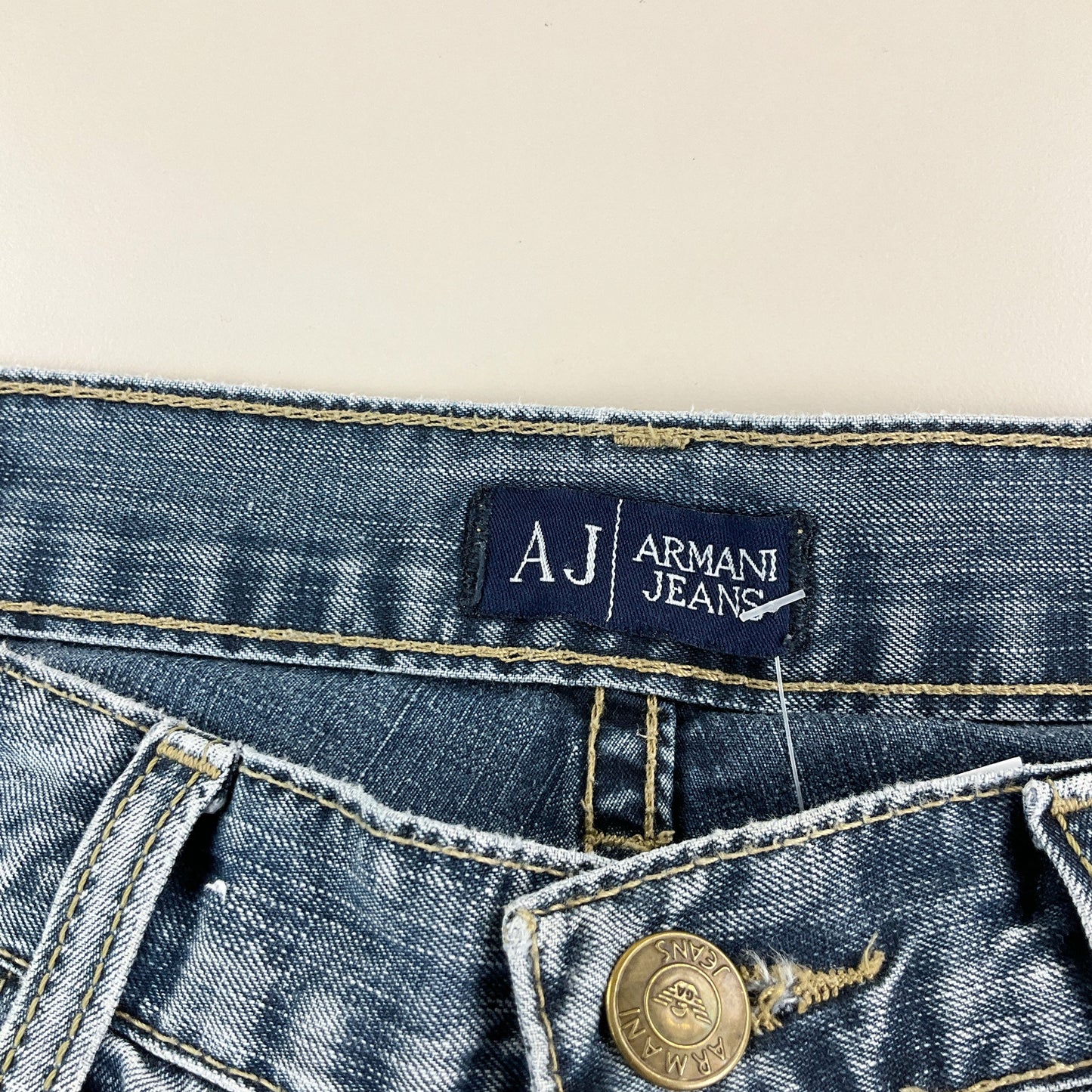 Armani Jeans 2000s Denim Jeans - W33 L32 Detailansicht 3