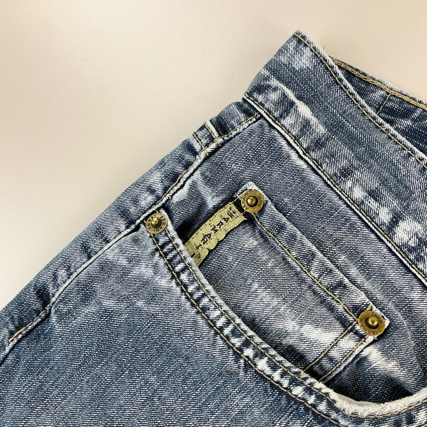 Armani Jeans 2000s Denim Jeans - W33 L32 Detailansicht 4