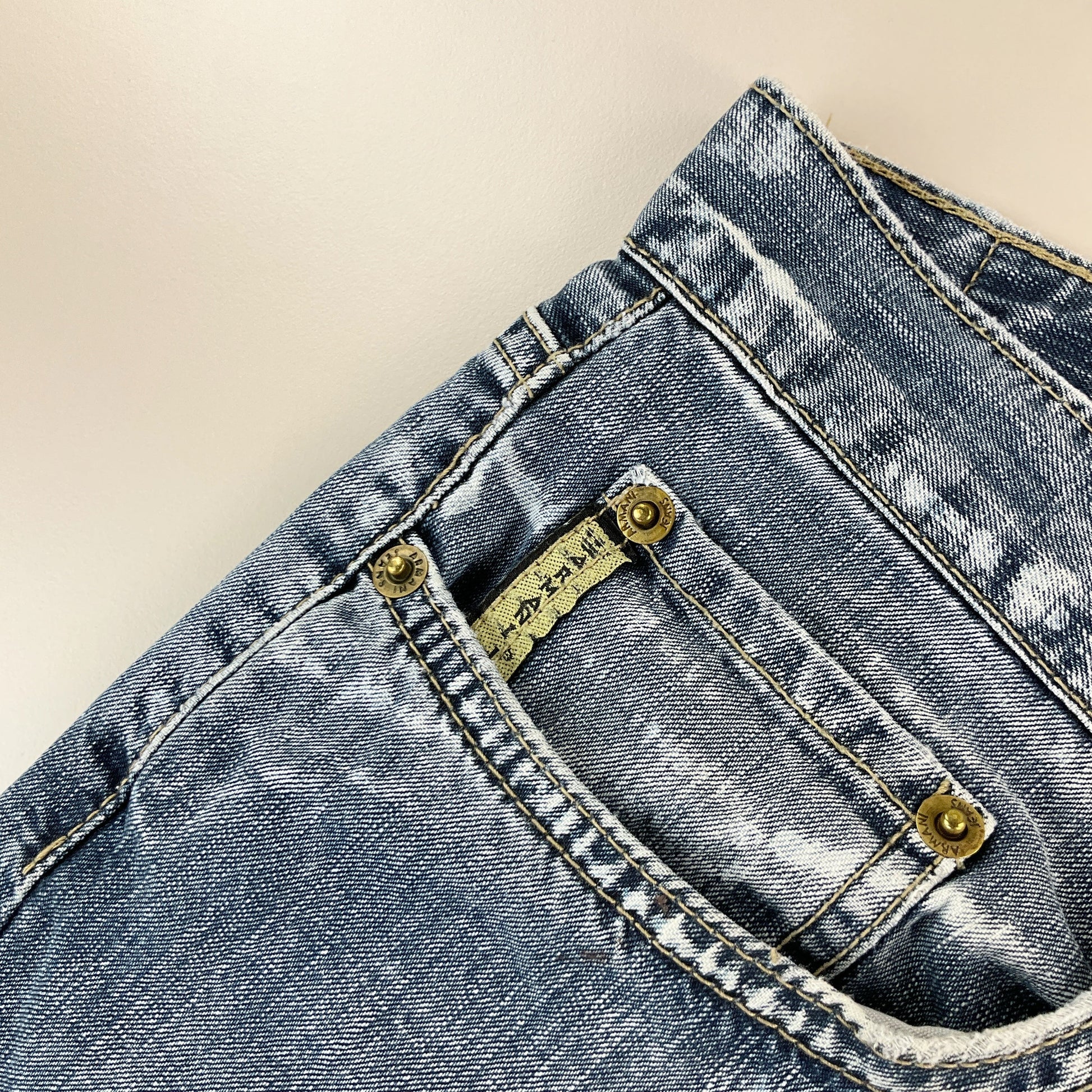 Armani Jeans 2000s Denim Jeans - W33 L32 Detailansicht 4