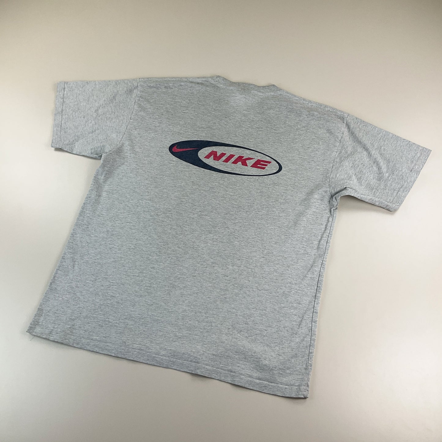 Nike 90s Vintage T-Shirt Grau - Herren/L Detailansicht 3