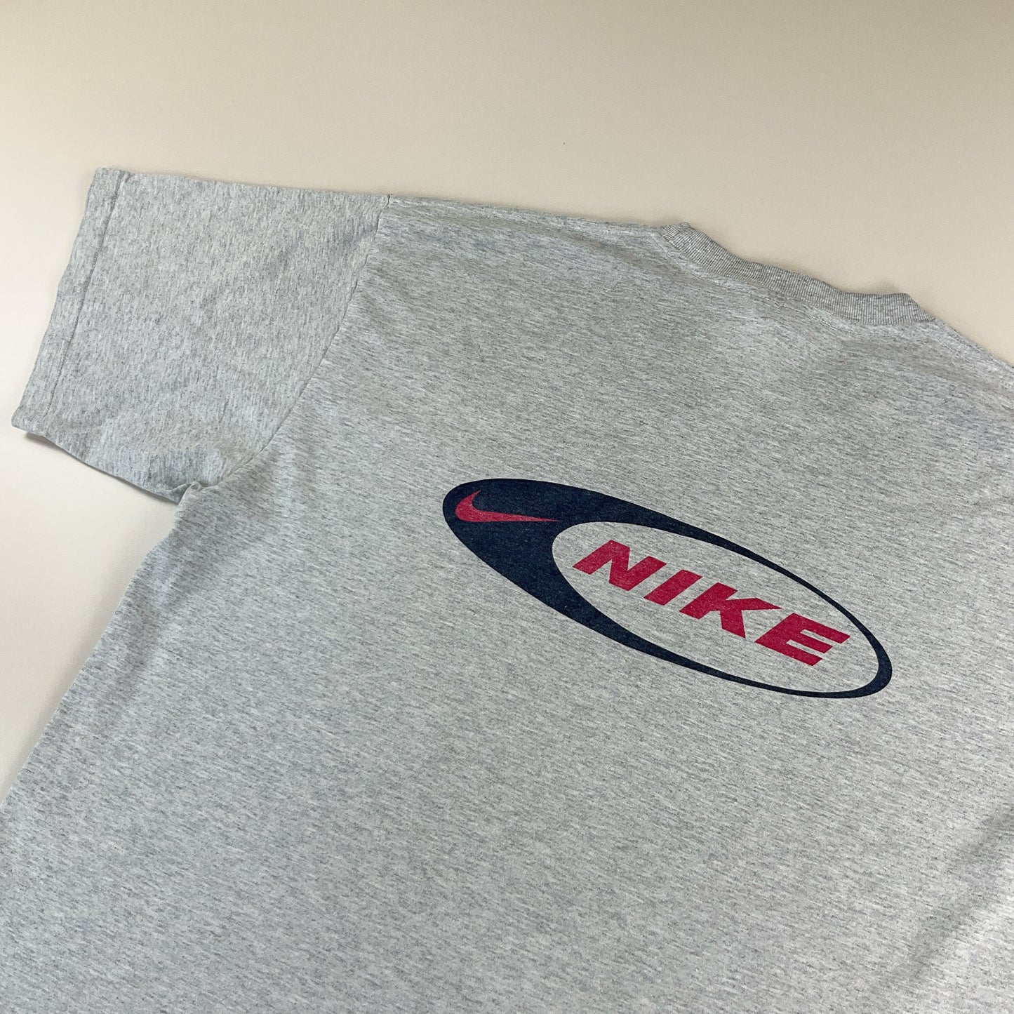 Nike 90s Vintage T-Shirt Grau - Herren/L Rückansicht