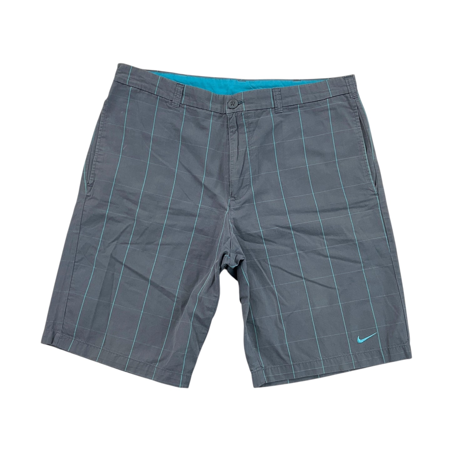 Nike Athletics Checked Shorts - W34-NIKE-olesstore-vintage-secondhand-shop-austria-österreich