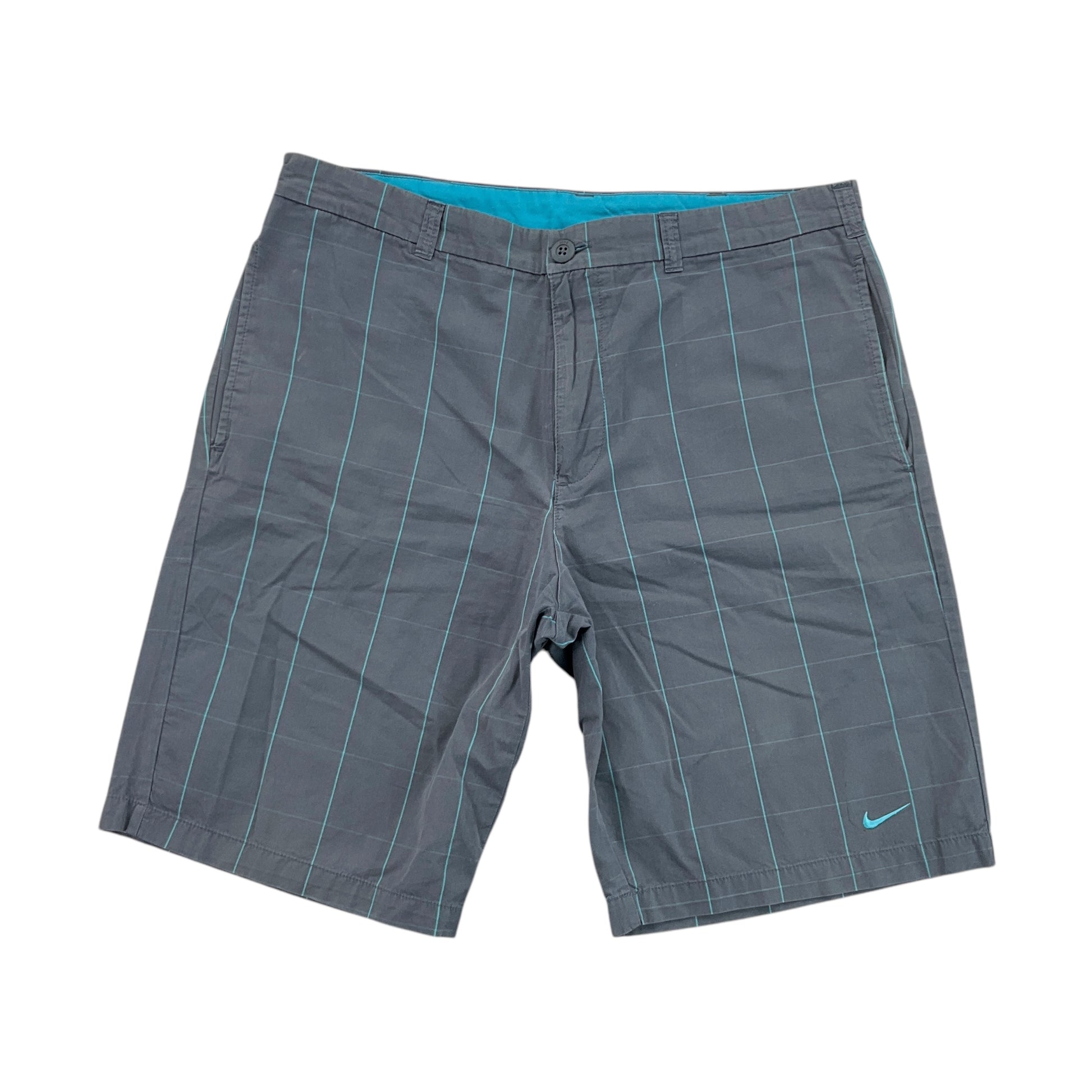 Nike Athletics Checked Shorts - W34-NIKE-olesstore-vintage-secondhand-shop-austria-österreich