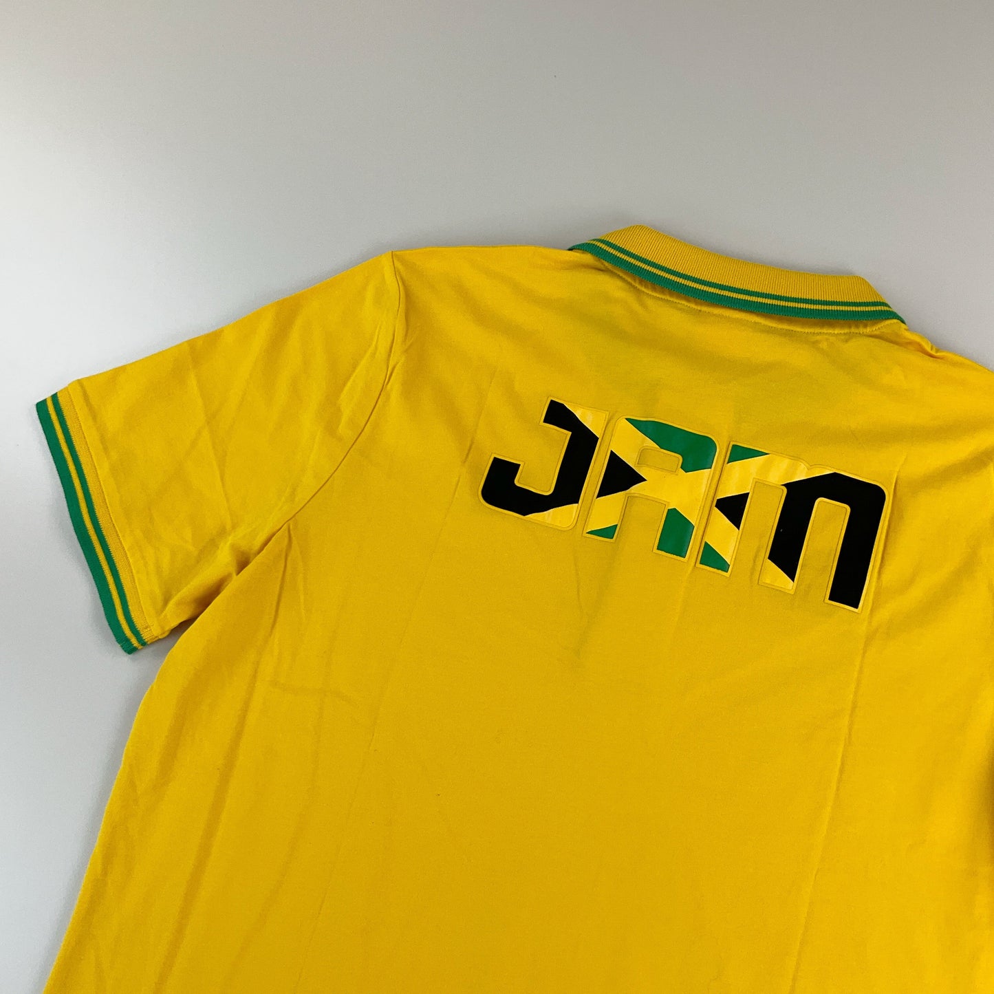 Puma Jamaica Polo Shirt Grün-Gelb - Herren/XL Etikett (2 Stück)
