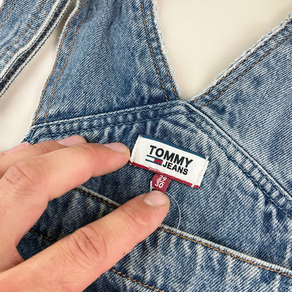Tommy Jeans Denim Latzhose - W29 L30 Detailansicht 2