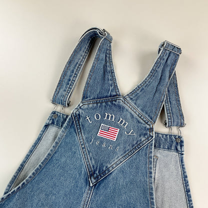 Tommy Jeans Denim Latzhose - W29 L30 Markenlabel