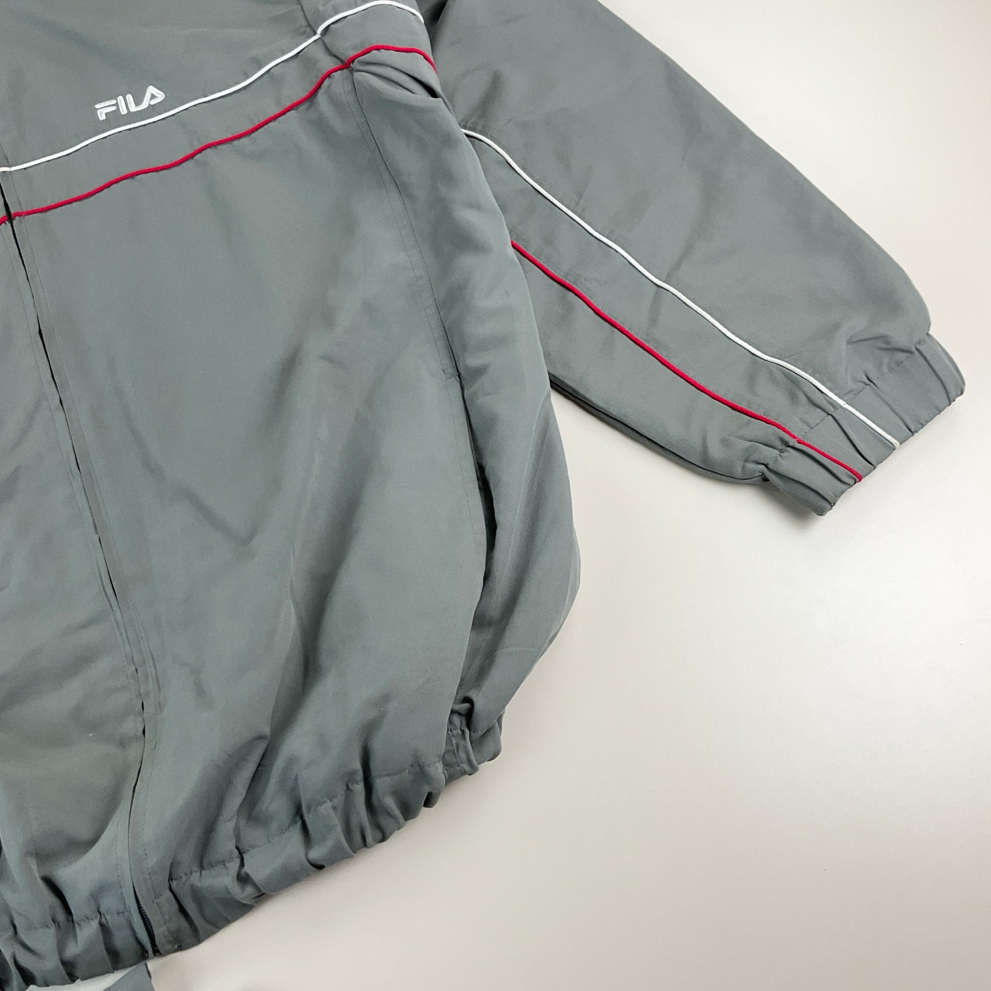 Fila 2000s Trainingsanzug Grau - Herren/XL Detailansicht Bund