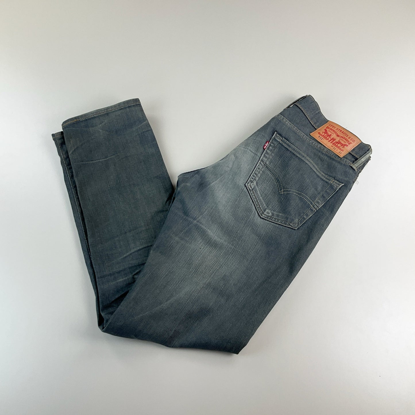 Levi's 511 Jeans Dunkelgrau - W32 L32 Vorderansicht