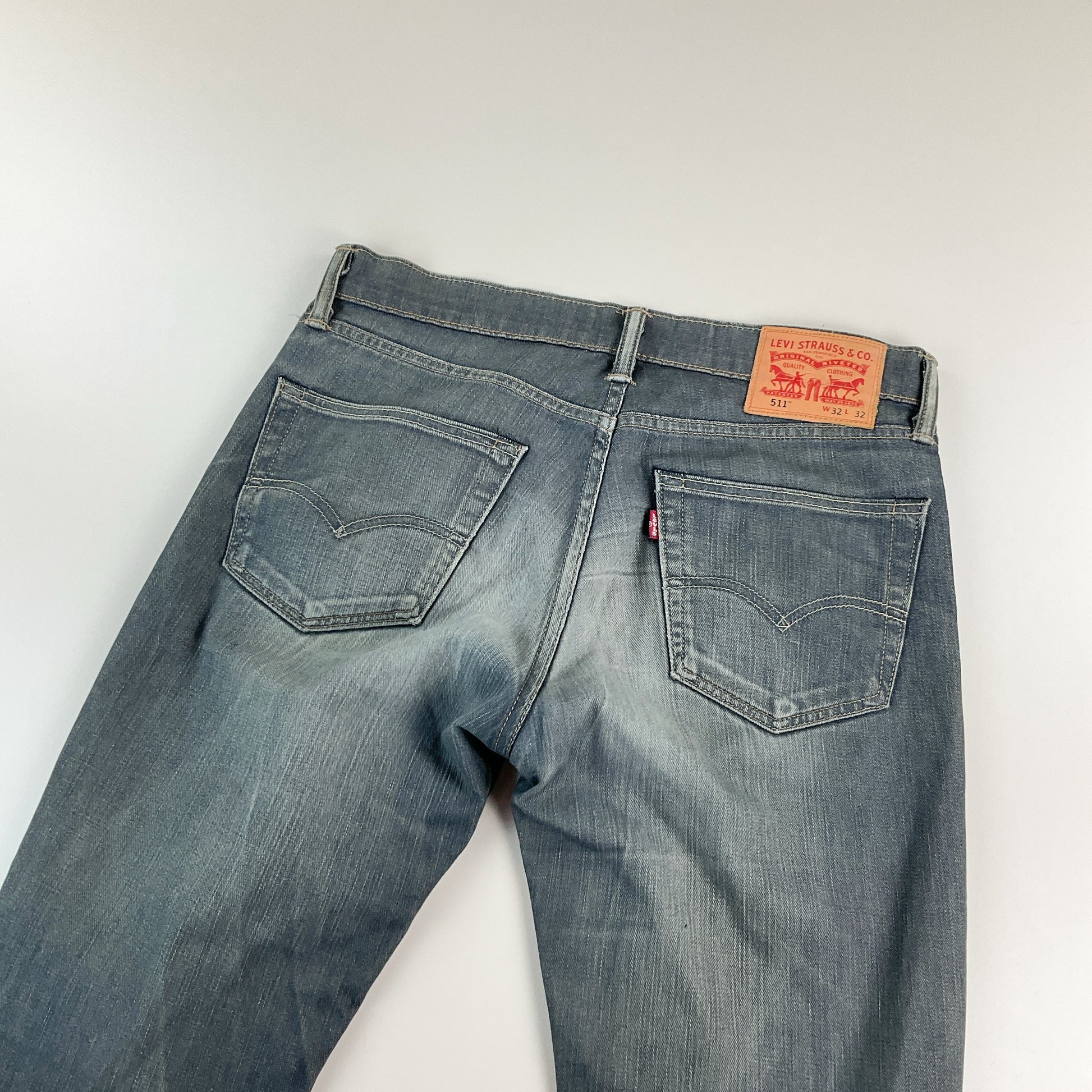Levi's 511 Jeans Dunkelgrau - W32 L32 Detailansicht 4
