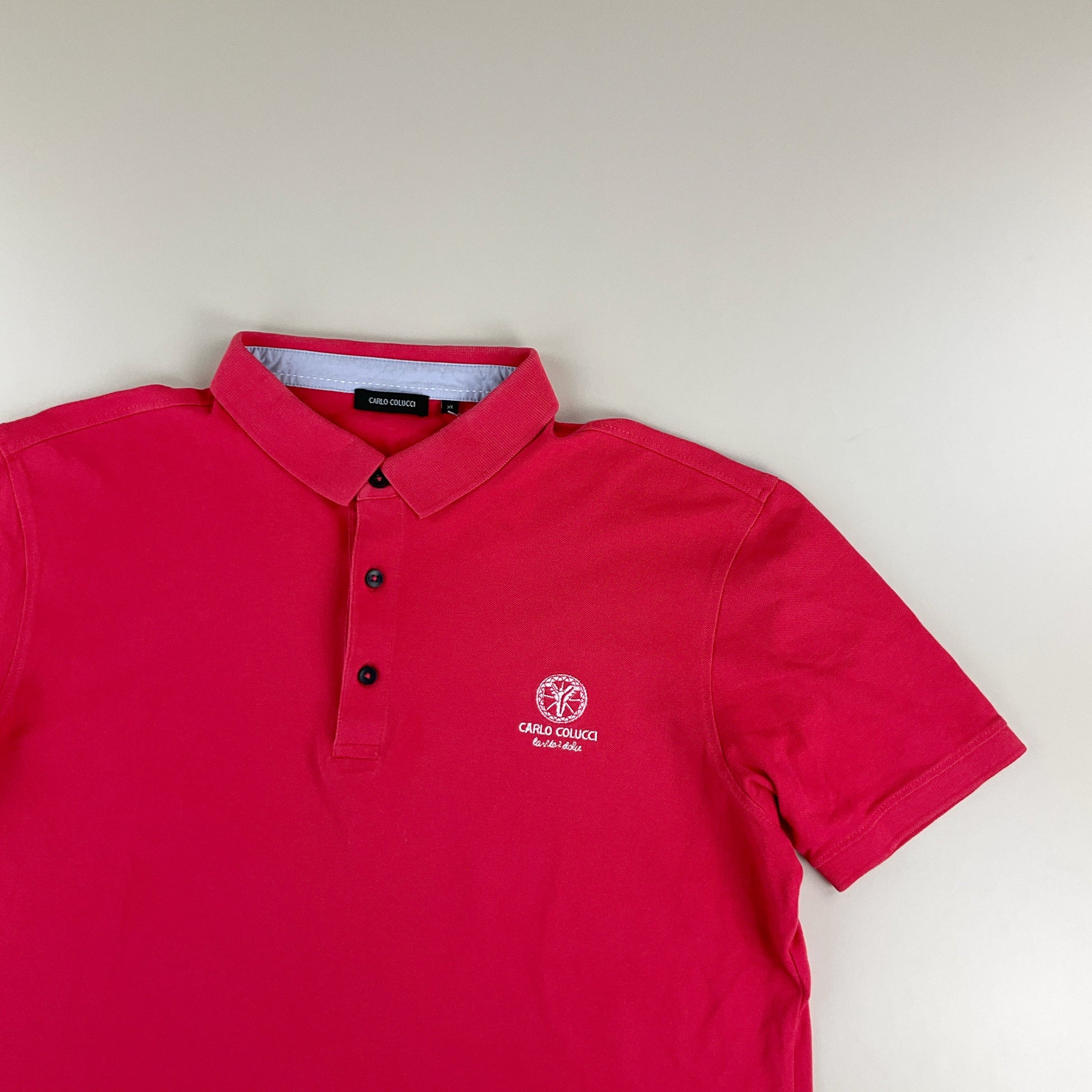 Carlo Colucci Polo Shirt - Herren/XL Rückansicht