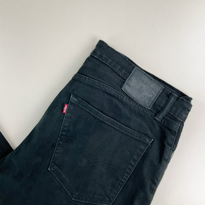 Levi's 502 Jeans Schwarz - W36 L32 Rückansicht