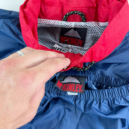 McKinley 90s Regenanzug - Herren/M Kapuze Detail