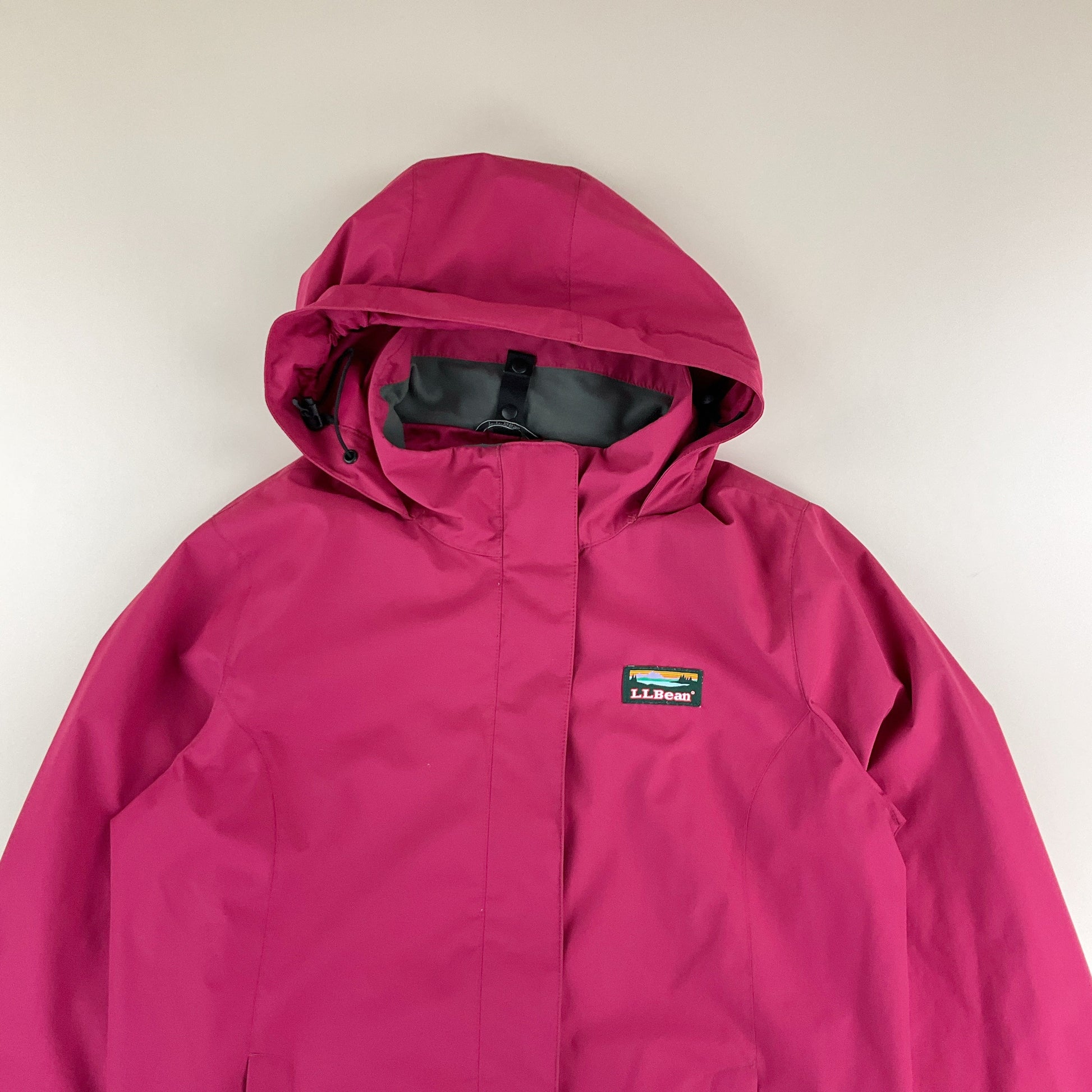 L.L.Bean Gore-Tex Jacke - Damen/M Vorderansicht Kapuze offen