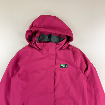 L.L.Bean Gore-Tex Jacke - Damen/M Vorderansicht Kapuze offen