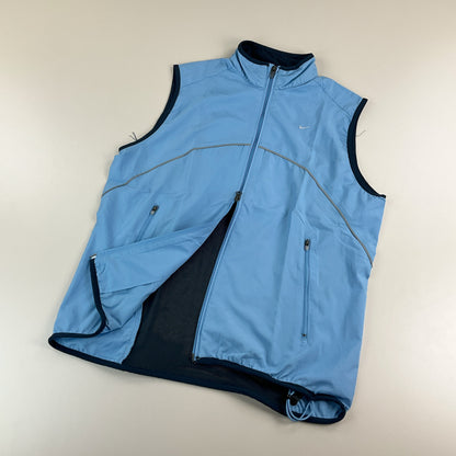 Nike Swoosh Weste - Damen/L Detailansicht Reissverschluss