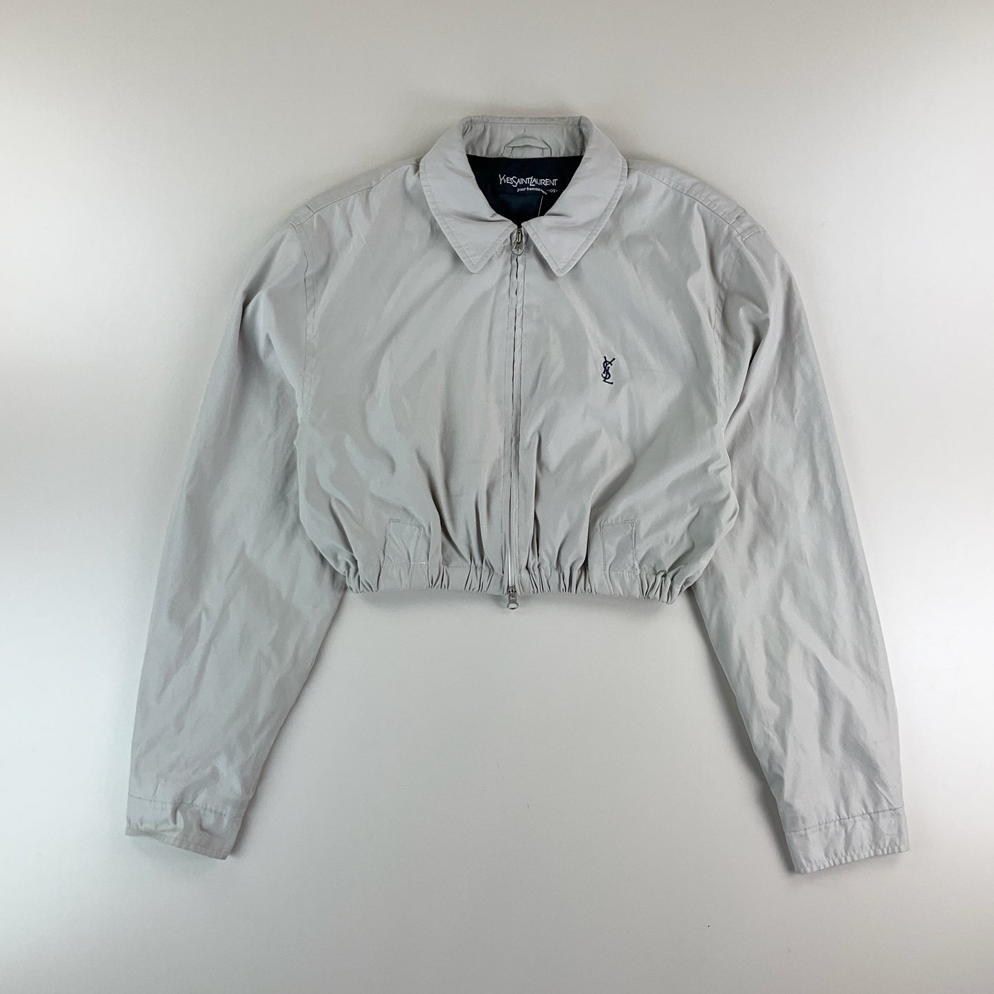 Yves Saint Laurent Crop Jacke - Damen/S Vorderansicht gefaltet