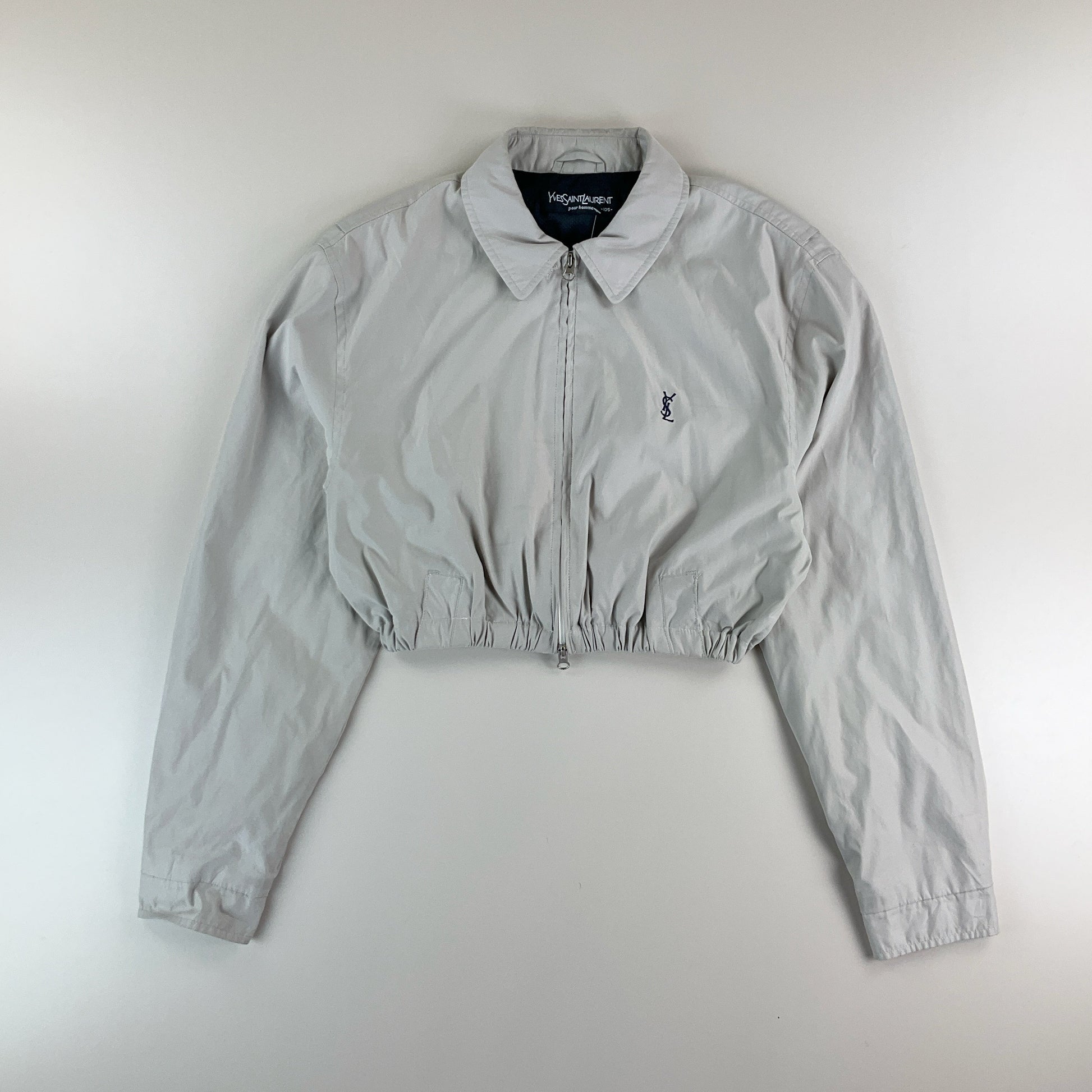 Yves Saint Laurent Crop Jacke - Damen/S Vorderansicht gefaltet