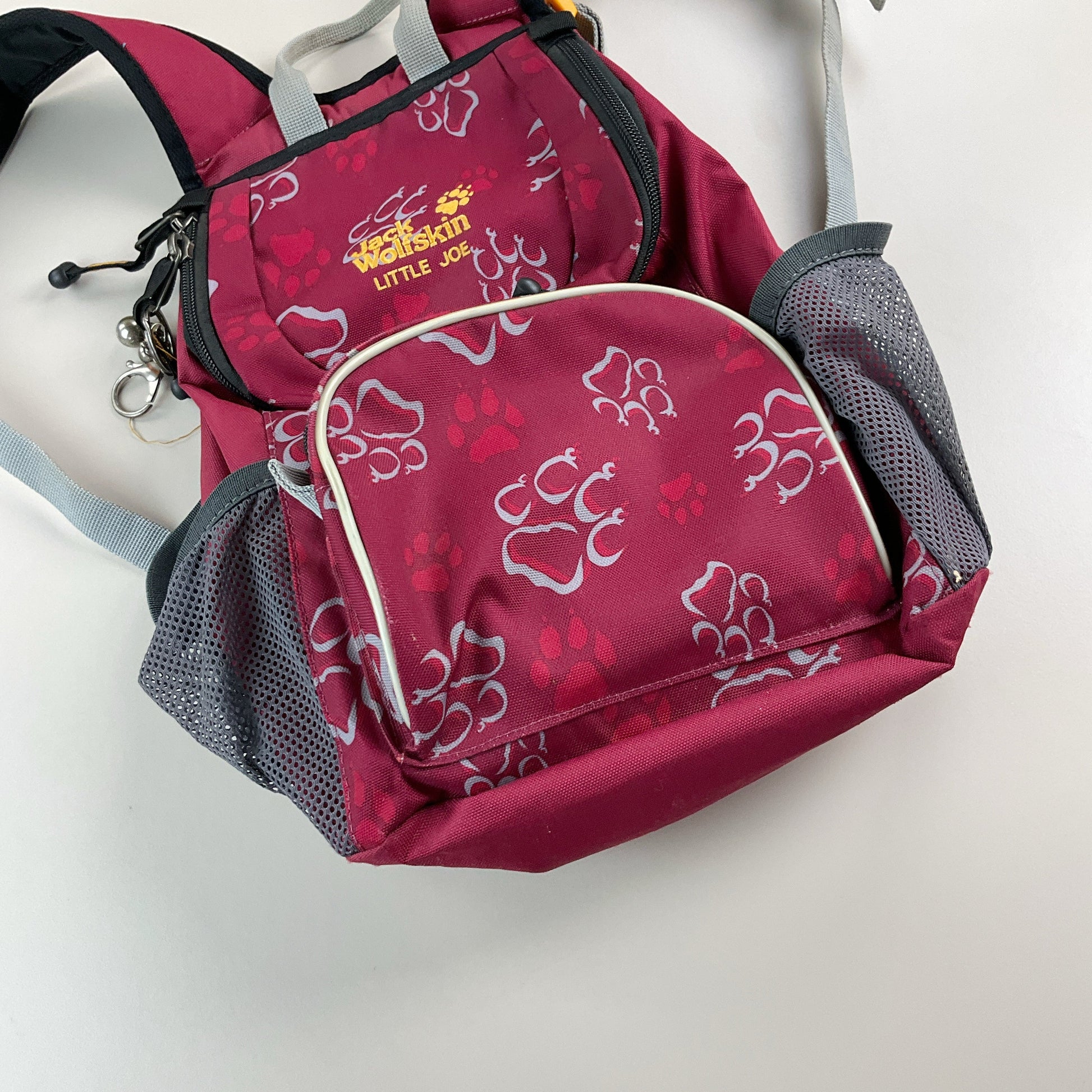 Jack Wolfskin Little Joe Kinderrucksack Rot - Seitenansicht