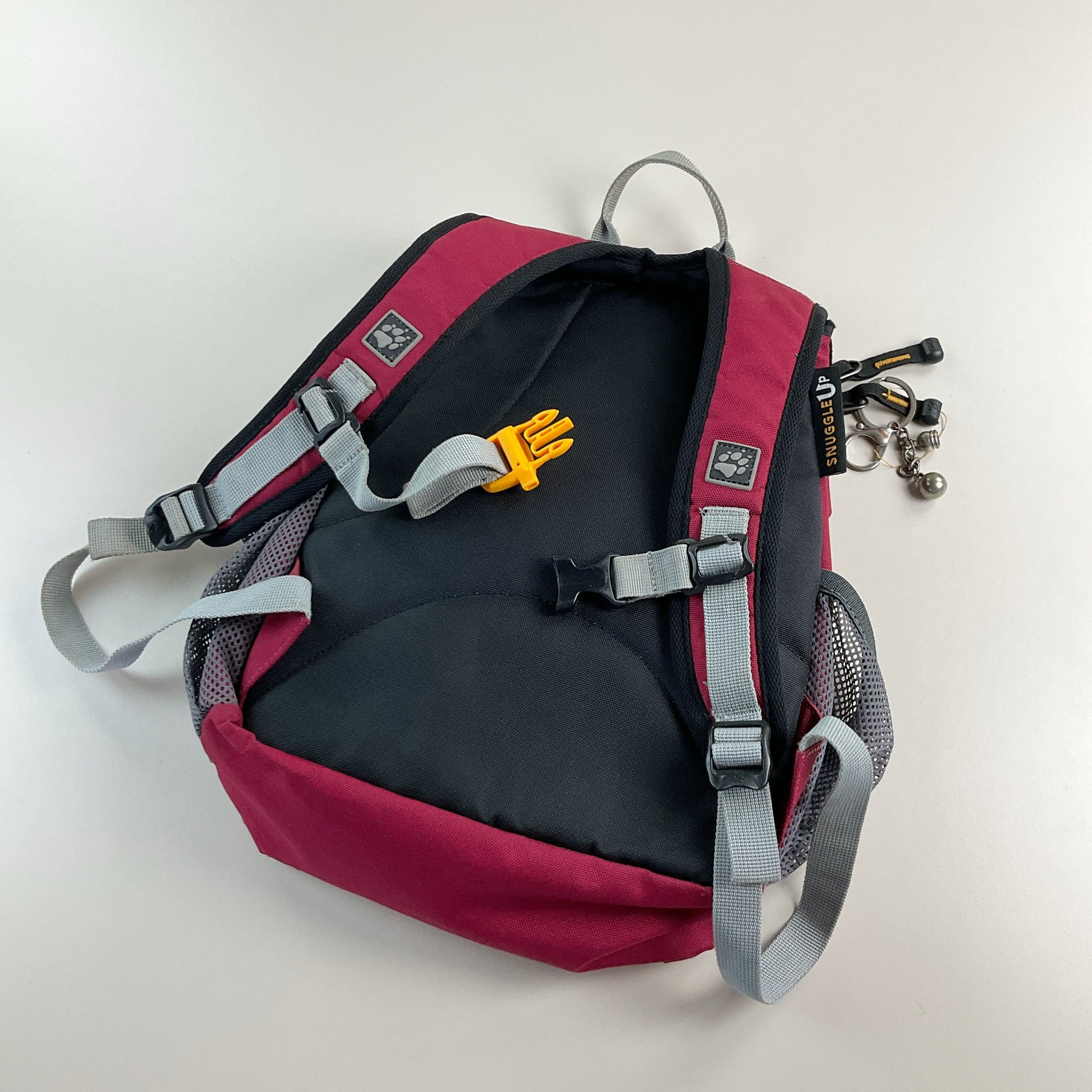 Jack Wolfskin Little Joe Kinderrucksack Rot - Rückansicht