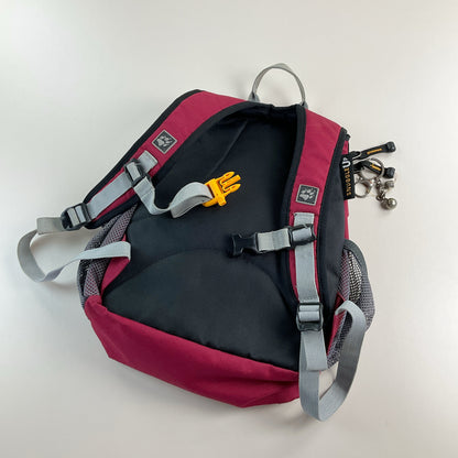 Jack Wolfskin Little Joe Kinderrucksack Rot - Rückansicht