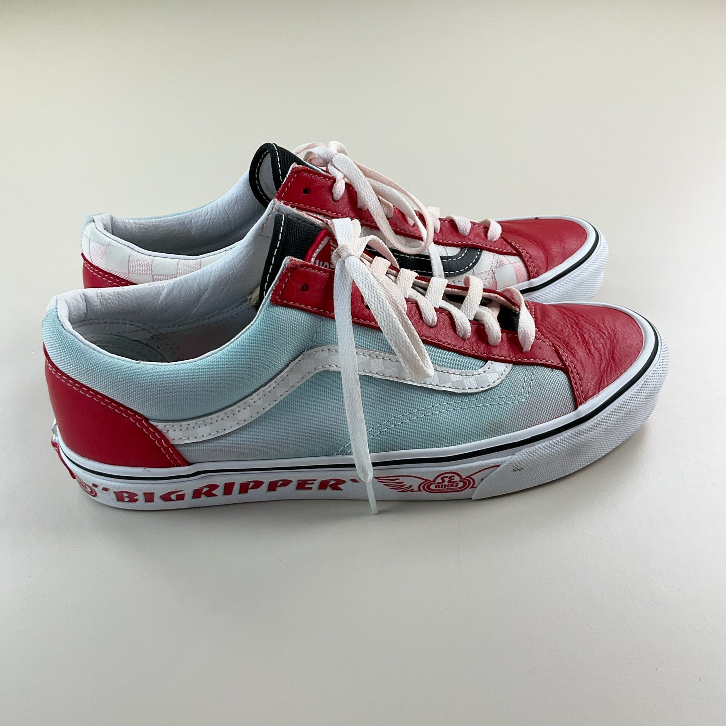 Vans SE Bikes Special Edition Sneaker Rot-Blau - EU 44 Seitenansicht