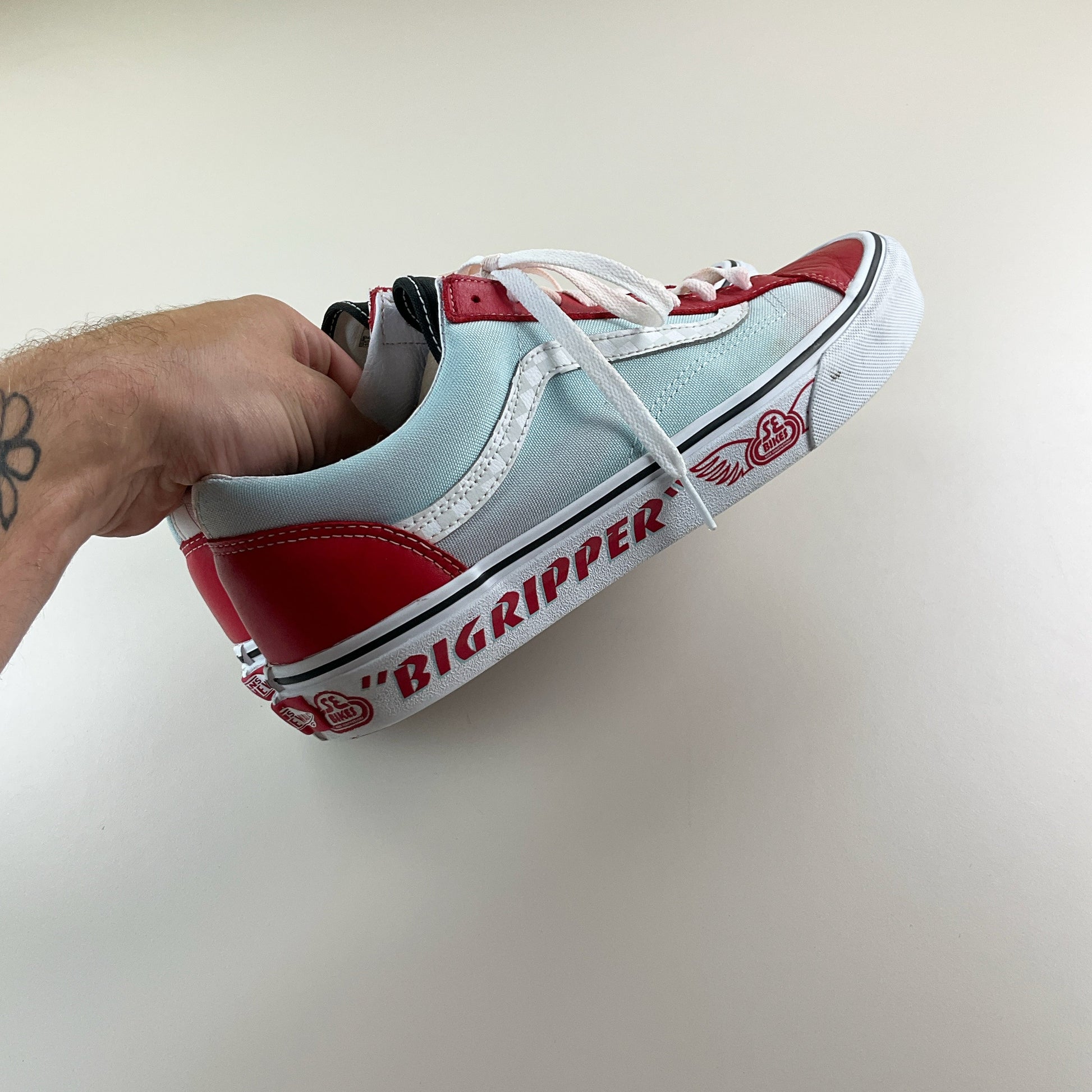 Vans SE Bikes Special Edition Sneaker Rot-Blau - EU 44 Sohle