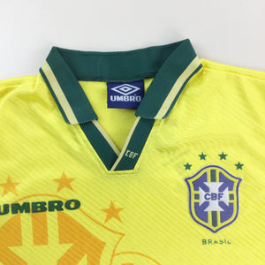 Umbro x Brasil 90s Jersey - Large-UMBRO-olesstore-vintage-secondhand-shop-austria-österreich