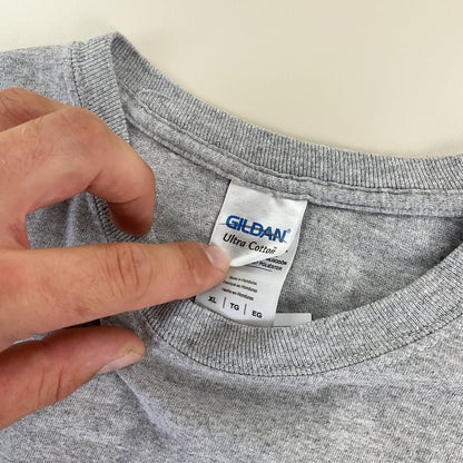 Gildan, Gildan Northwestern Langarmshirt, Grau, Herren/XL