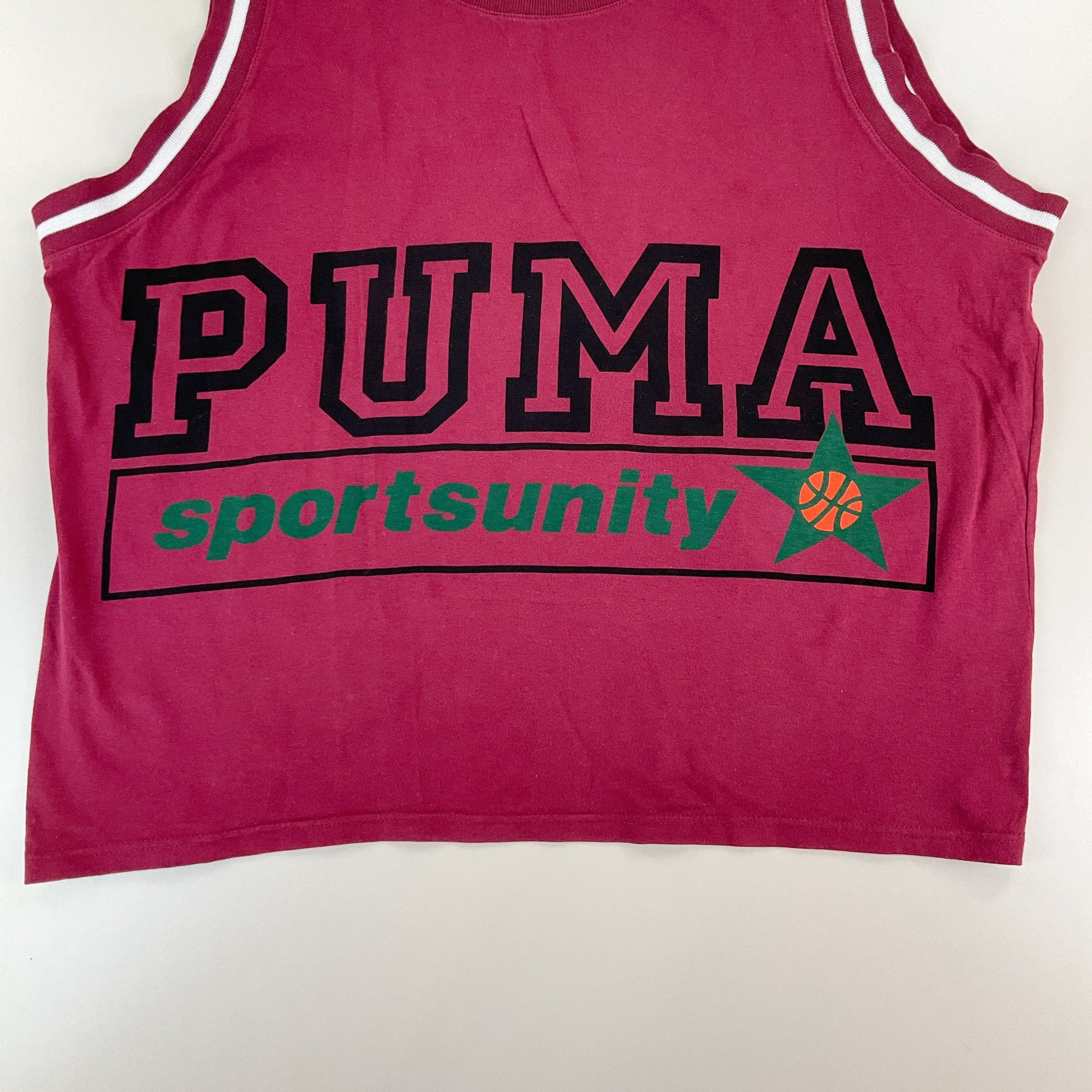 Puma, Puma Basketball Tanktop, Dunkelrot, Herren/XXL