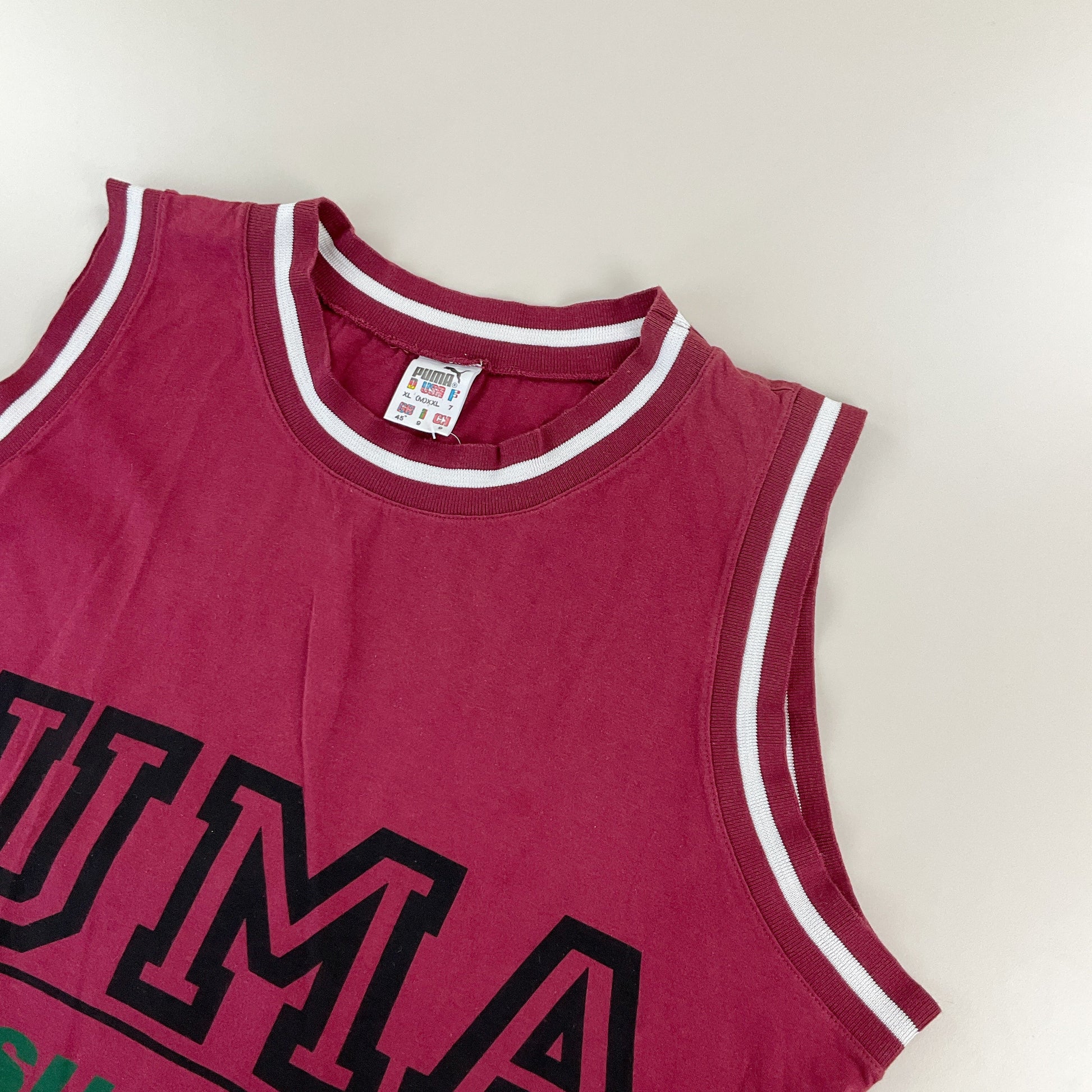 Puma, Puma Basketball Tanktop, Dunkelrot, Herren/XXL