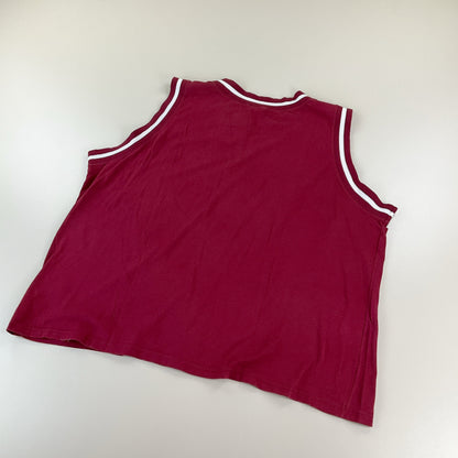Puma, Puma Basketball Tanktop, Dunkelrot, Herren/XXL